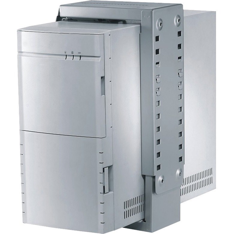 Newstar Under Desk & On-Wall PC Mount (Suitable PC Dimensions - Height: 30-53 cm / Width: 8-22 cm) - Silver