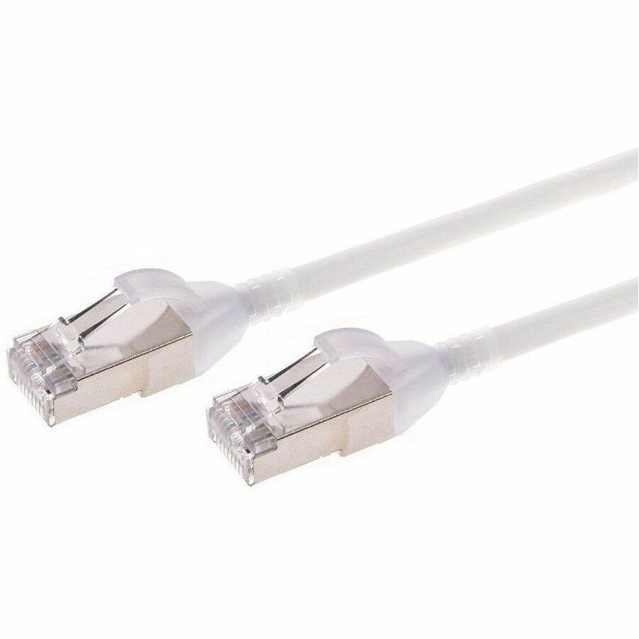 Monoprice Slimrun Cat6a Ethernet Patch Cable - Snagless_ Double Shielded_ Compon