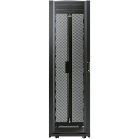 APC NetShelter AV, Server Rack Enclosure, 42U, 10-32 Threaded Rails, Black, 1991H x 600W x 825D mm