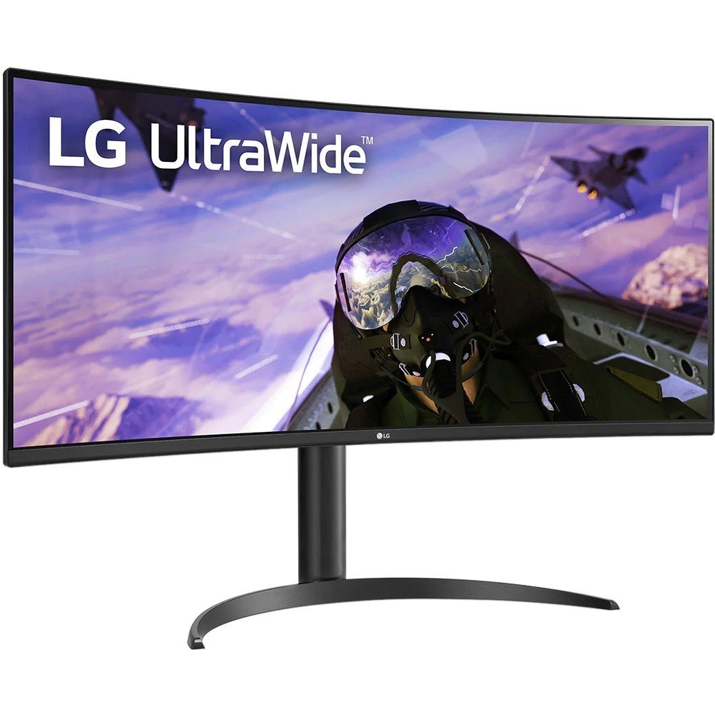 LG Ultrawide 34WP65C-B 34" Class UW-QHD Curved Screen Gaming LCD Monitor - 21:9 - Noir