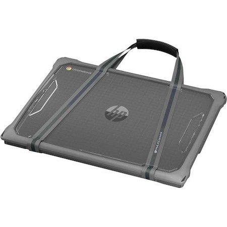 MAXCases Extreme Shell-F2 Slide Case for HP Fortis Chromebook G10 & G11 14" (Gray/Clear)