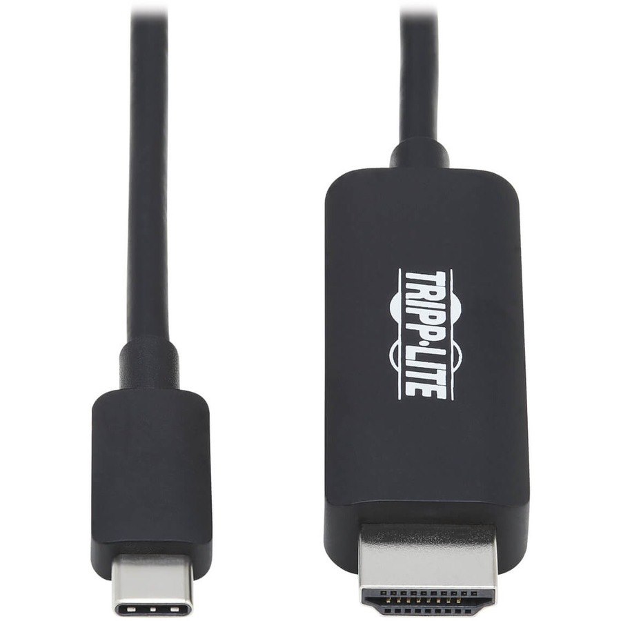 Eaton Tripp Lite Series USB-C to HDMI Adapter Cable (M/M), 4K, 4:4:4, Thunderbolt 3 Compatible, Black, 3 ft. (0.9 m)