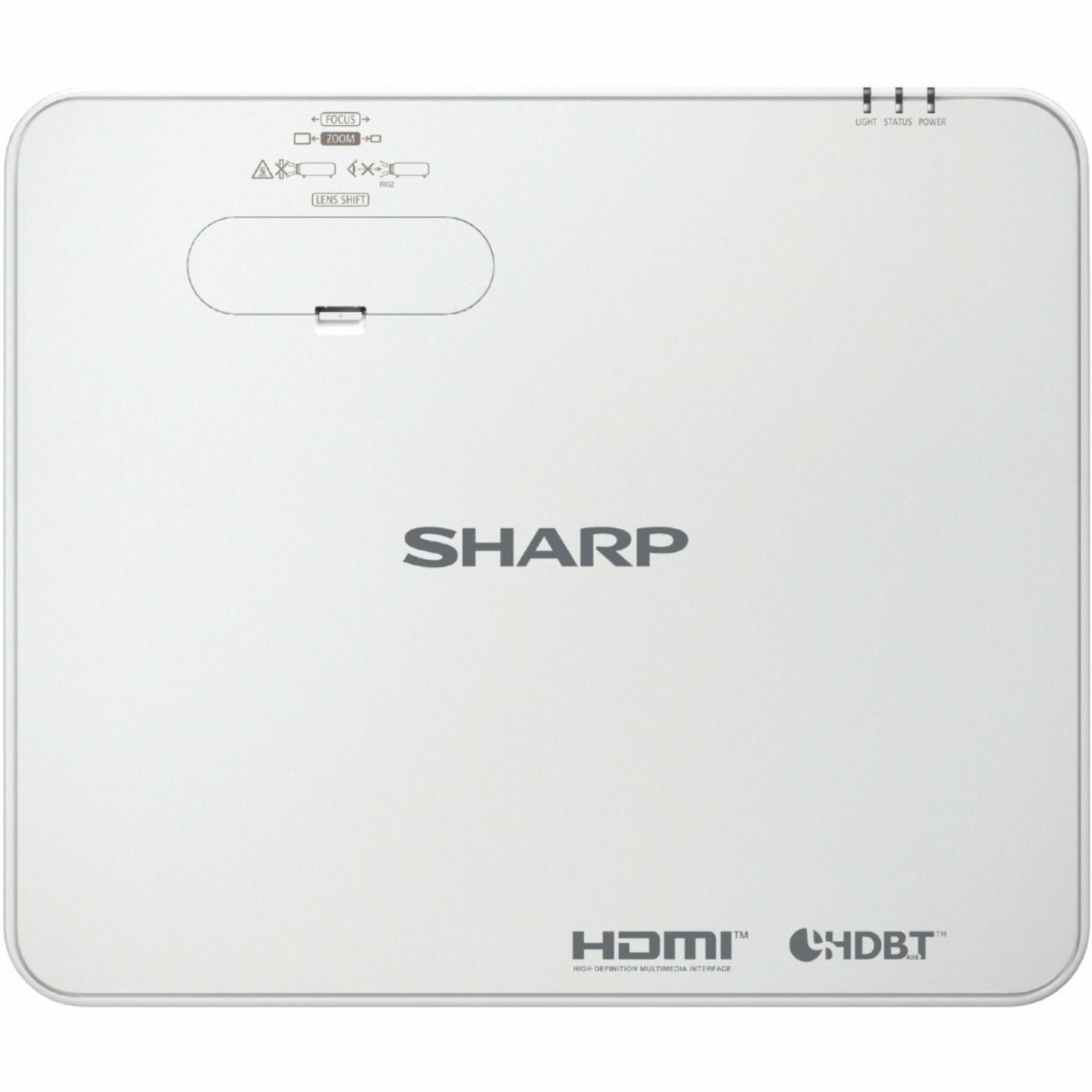 Sharp XP-P621U-W LCD Projector - 16:10 - Floor Mountable, Ceiling Mountable - White