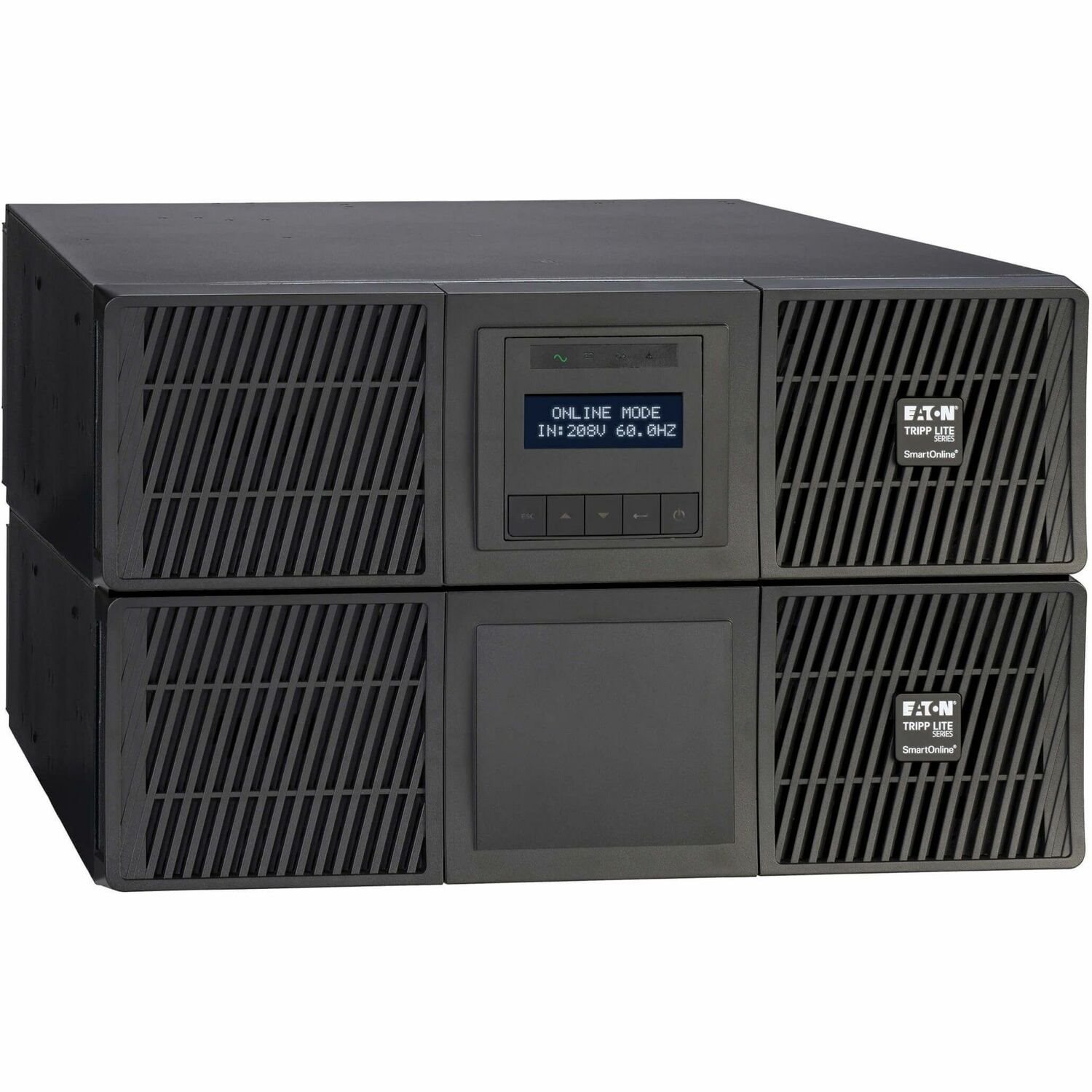 Eaton Tripp Lite Series SmartOnline 5000VA 4500W 120/208V Online Double-Conversion UPS with Stepdown Transformer and Maintenance Bypass - 5-20R/L6-20R/L6-30R Outlets, L6-30P Input, Network Card Included, Extended Run, 6U