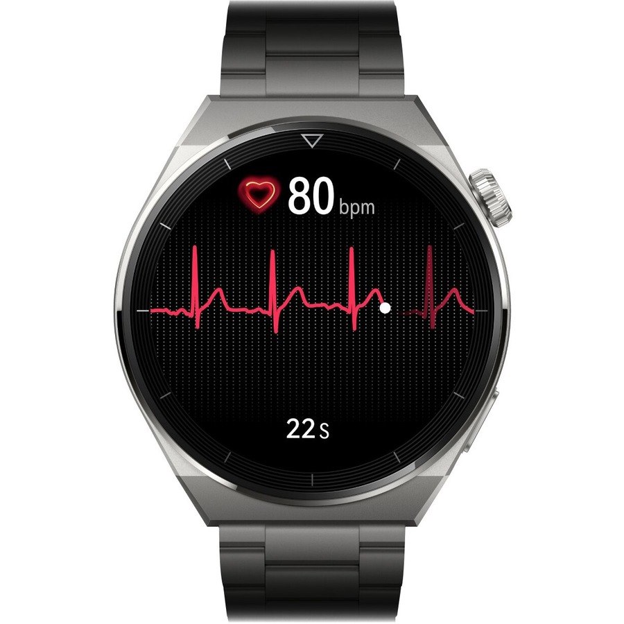 Huawei WATCH GT 3 Pro Smart Watch - 46.60 mm Case Height - 46.60 mm Case Width - Titanium Band Color - Titanium Case Material - Titanium Band Material
