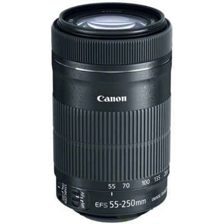 Canon - 55 mm to 250 mmf/5.6 - Telephoto Zoom Lens for Canon EF/EF-S