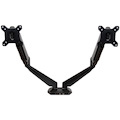 StarTech.com Dual Monitor Arm, USB Hub and Audio Ports in Base, Monitors up to 32" (17.6lb/8kg), VESA Monitor Stand Desk Mount