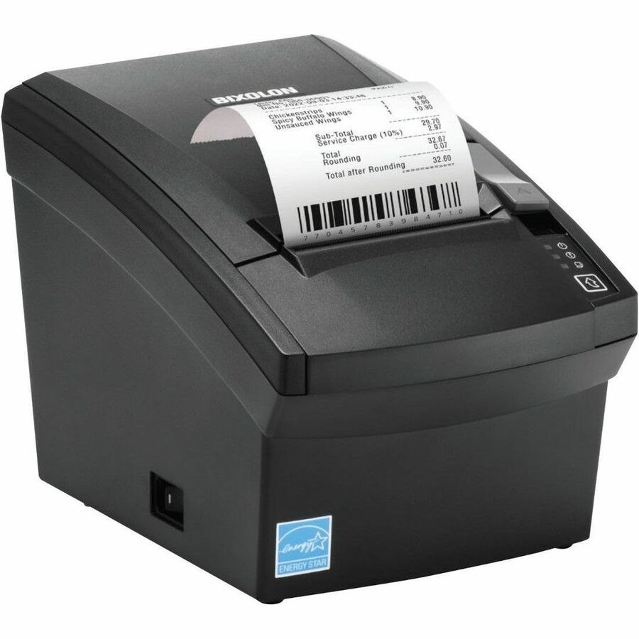 Bixolon SRP-330III Desktop, Retail, Restaurant, Kiosk Direct Thermal Printer - Monochrome - Receipt Print - USB - Serial - US - With Cutter - Black