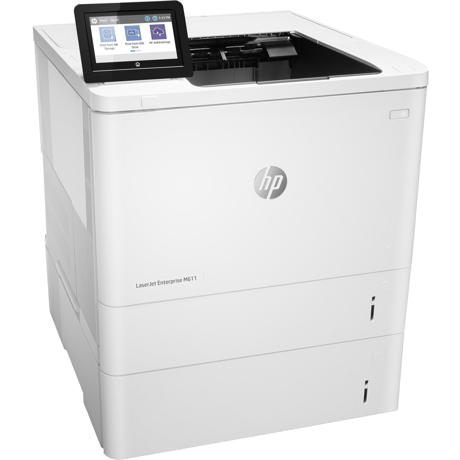 HP LaserJet Enterprise M611x Desktop Laser Printer - Monochrome