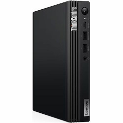 Lenovo ThinkCentre M70q Gen 5 Desktop Computer - Intel Core i5 14th Gen i5-14400T - 16 GB - 512 GB SSD - Tiny - Black