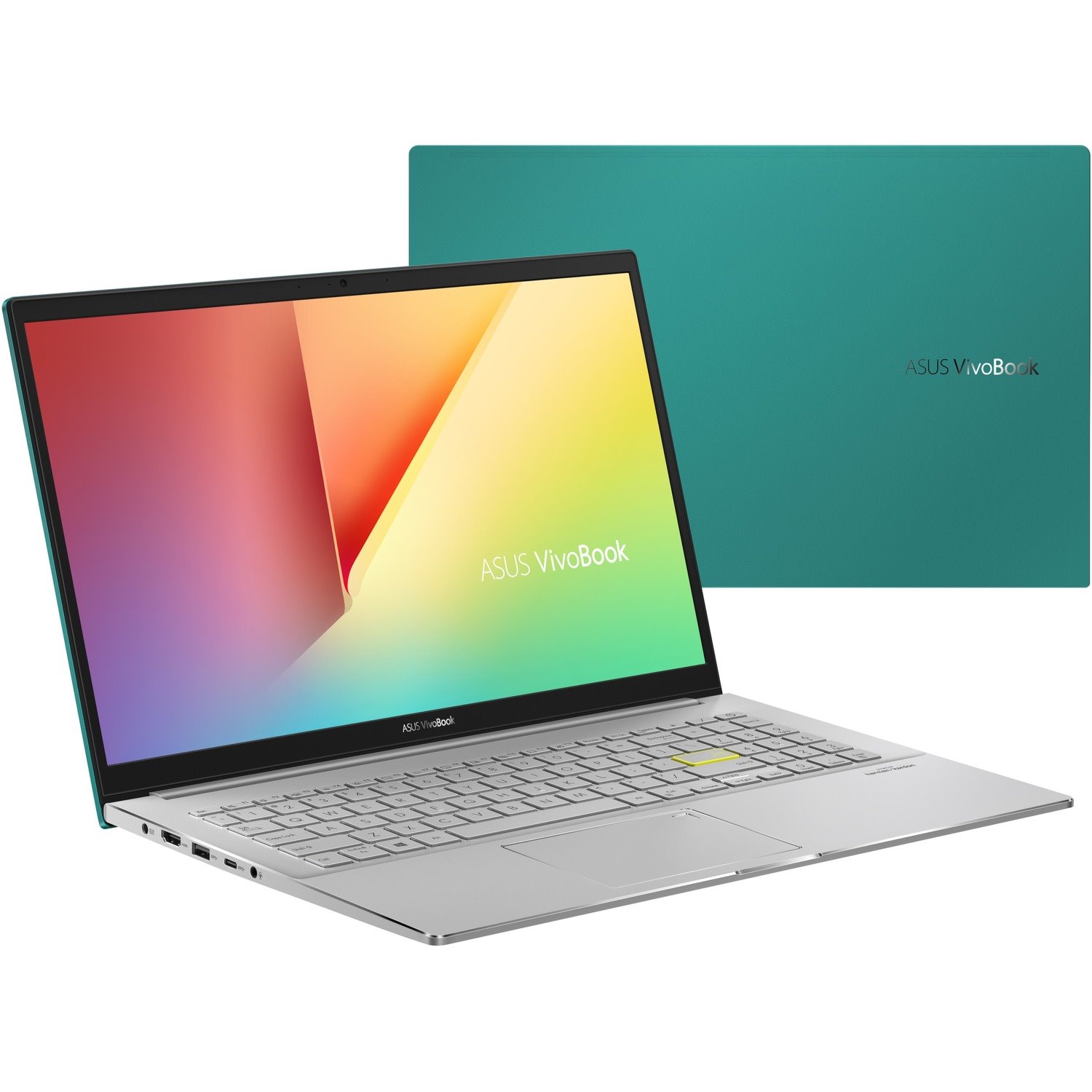 Asus VivoBook S15 S533 S533EA-DH51-GN 15.6" Notebook - Full HD - Intel Core i5 11th Gen i5-1135G7 - 8 GB - 512 GB SSD - Gaia Green, Transparent Silver