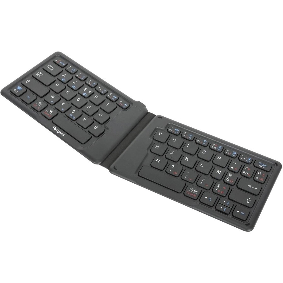 Targus AKF003FR Keyboard - Wireless Connectivity - French - AZERTY Layout - Black