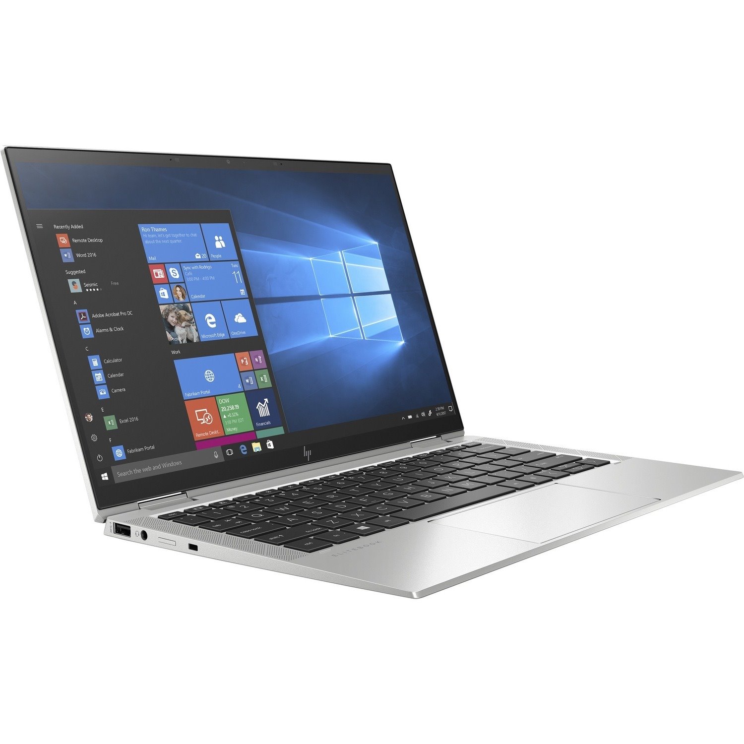 HP EliteBook x360 1040 G7 14" Touchscreen Convertible 2 in 1 Notebook - Intel Core i7 10th Gen i7-10610U - 16 GB - 256 GB SSD - English Keyboard