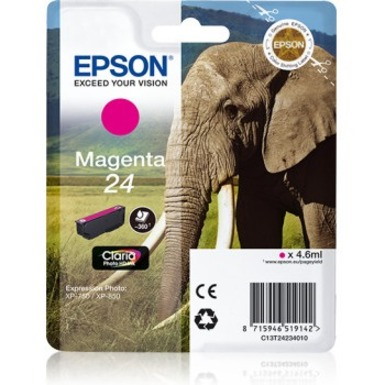 Epson Claria Photo HD 24 Original Standard Yield Inkjet Ink Cartridge - Magenta - 1 Pack