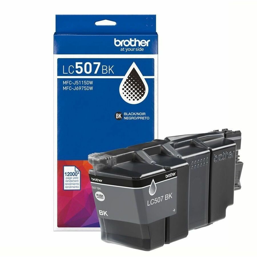 Brother Genuine LC507BK Ultra High Yield Black Ink Cartridge