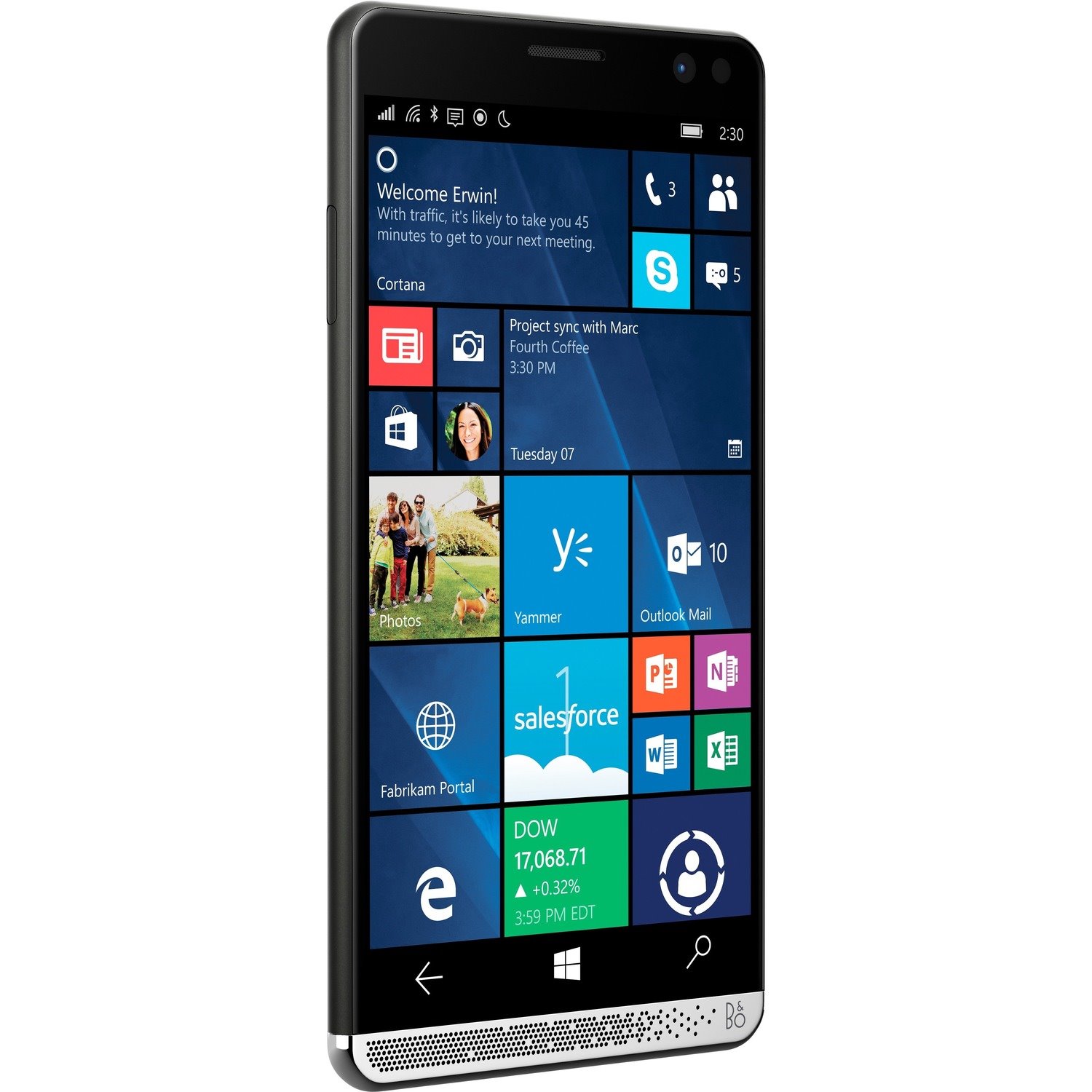 HP Elite x3 64 GB Smartphone - 6" Super AMOLED WQHD 1440 x 2560 - 4 GB RAM - Windows 10 - 4G - Graphite, Chrome