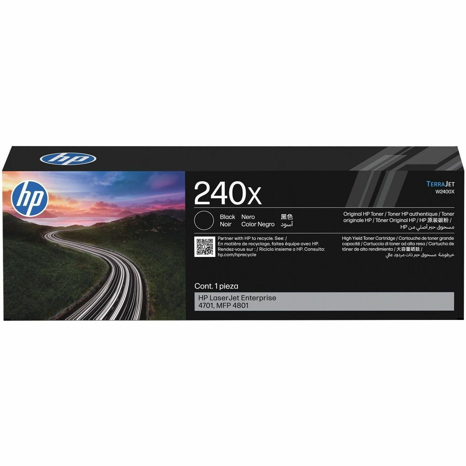 HP 240X Original Laser Toner Cartridge - Black Pack