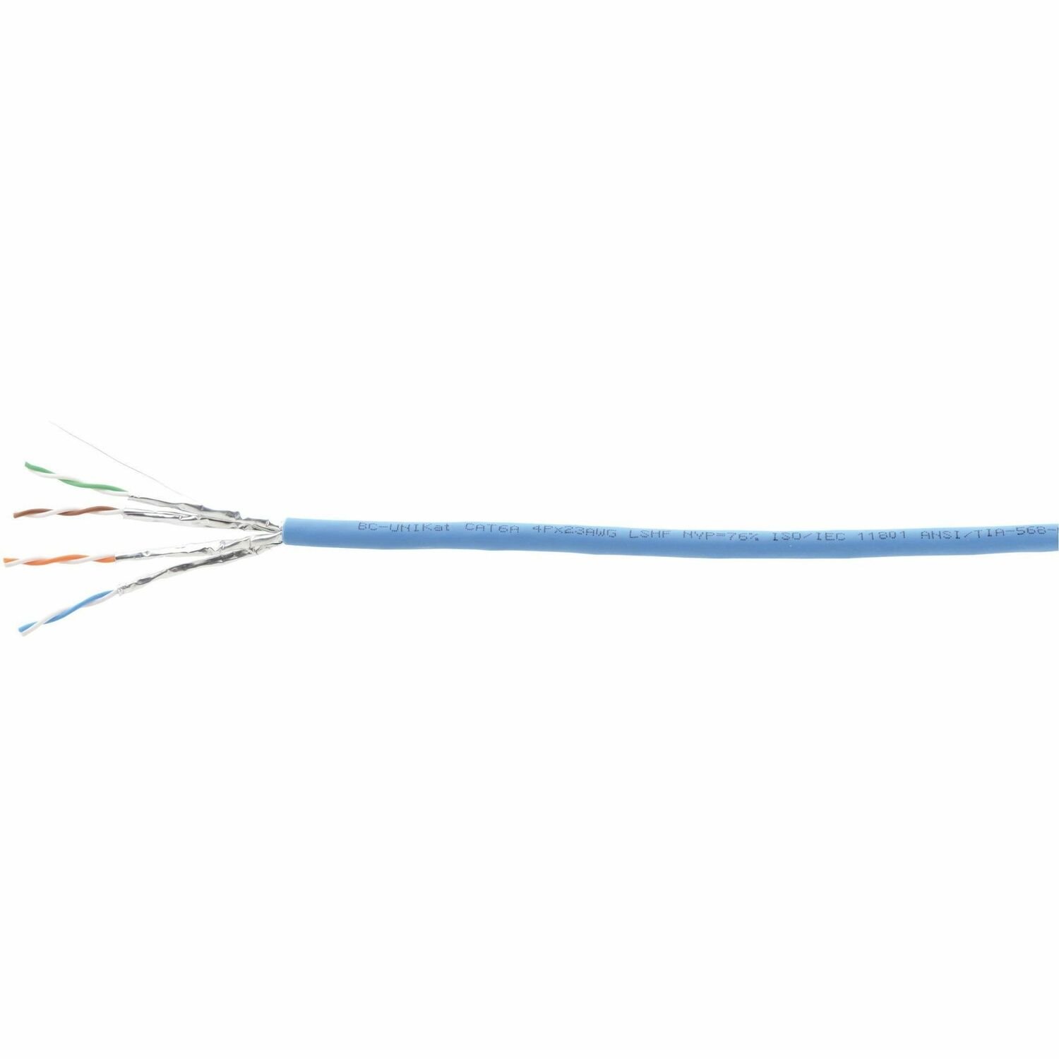 Kramer BC-UNIKAT CAT6A U/FTP Video & LAN Bulk Cable - Low Smoke & Halogen Free