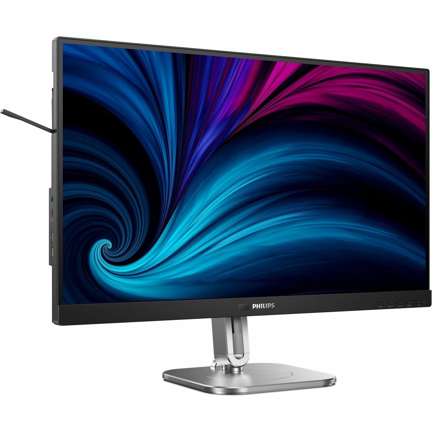 PHILIPS 27" (16:9) MONITOR, QHD IPS, HDMI, DP, USB(4), USB-C, LAN, PWR SENS, H/ADJ, 4YR