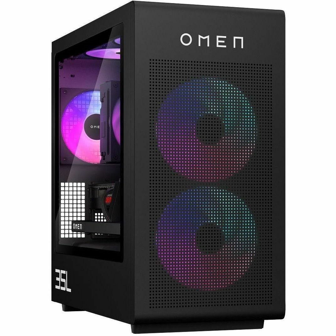 OMEN OMEN 35L GT16-0099 Gaming Desktop Computer - Intel Core Ultra 9 285K - 64 GB - 2 TB SSD - Tower - Black Metal
