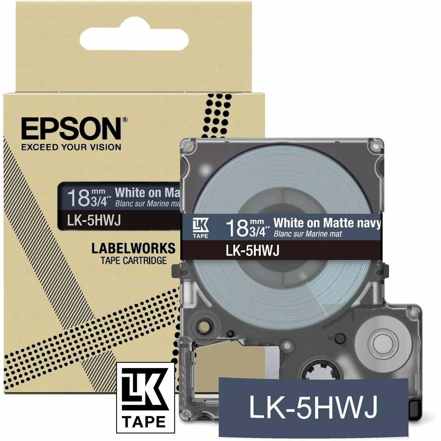 Epson LK-5HWJ Label Tape