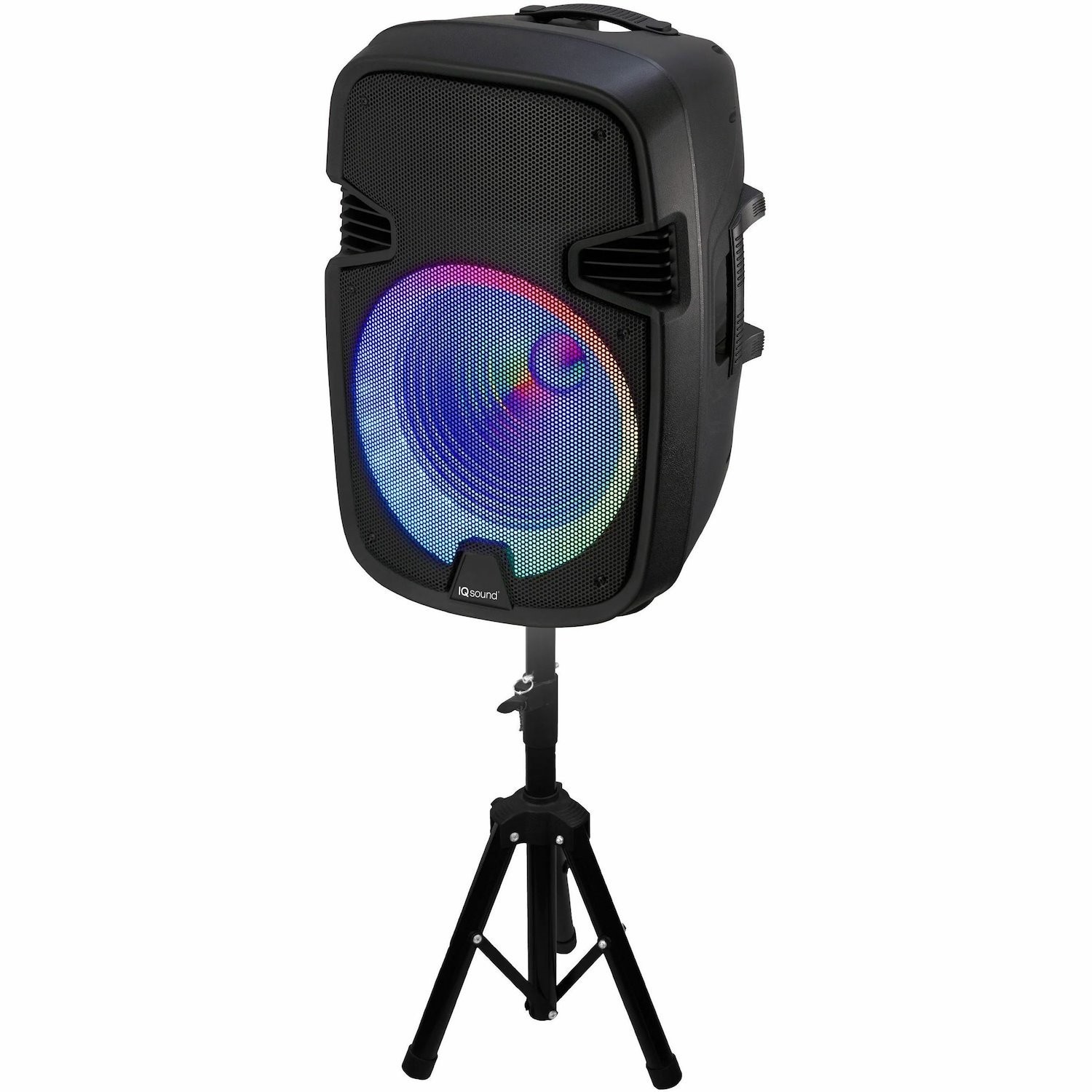 IQ Sound IQ-5715DJBT Portable Bluetooth Speaker System - 40 W RMS - Black