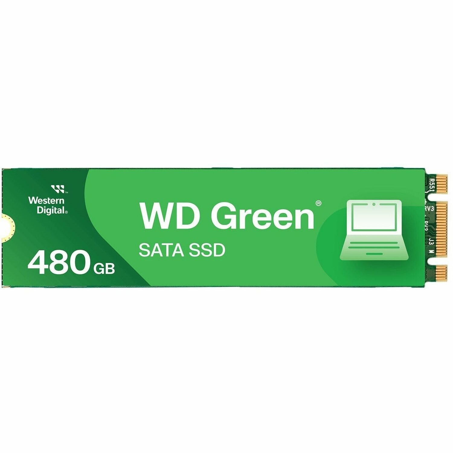 WD Green WDS480G3G0B 480 GB Solid State Drive - M.2 2280 Internal - SATA (SATA/600)