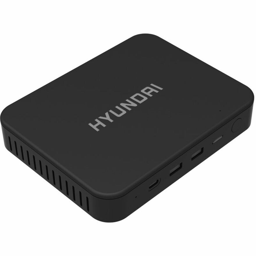 Hyundai Mini PC, Windows 11 Home, Intel N4020, 4GB RAM, 128GB Storage, Supports 2.5" SATA & M.2 SSD Slot, USB-C, Dual Monitor Support, 4K UHD, Fanless, Vesa Mount Included, AC WiFi