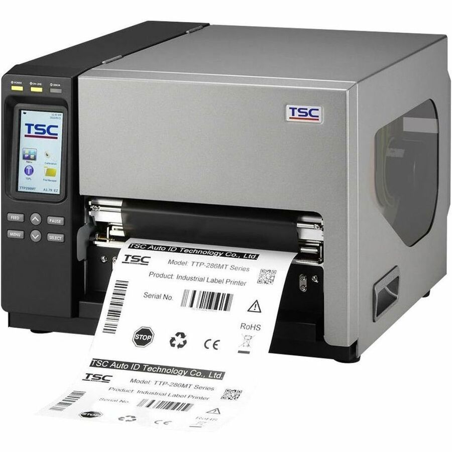 Printronix Auto ID Industrial, Desktop Direct Thermal/Thermal Transfer Printer - Monochrome - Receipt Print - Ethernet - USB - USB Host - Serial - Parallel