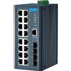 Advantech 16GE+4SFP Port Gigabit Managed Redundant Industrial Switch