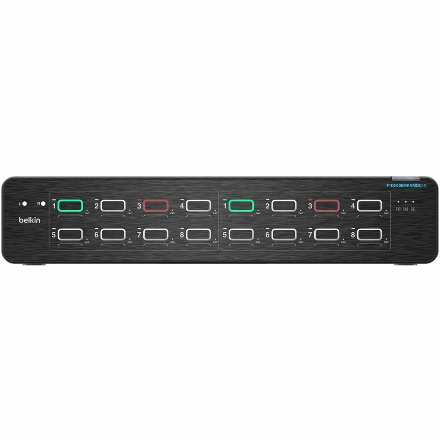 Belkin 8:2 DisplayPort DuoClave Secure KVM with CAC