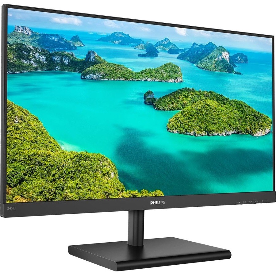 Philips 245E1S 24" Class WQHD Gaming LCD Monitor - 16:9 - Textured Black