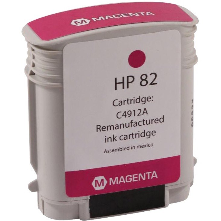 WF Remanufactured High Yield Magenta Wide Format Ink Cartridge for HP 82 (C4912A)