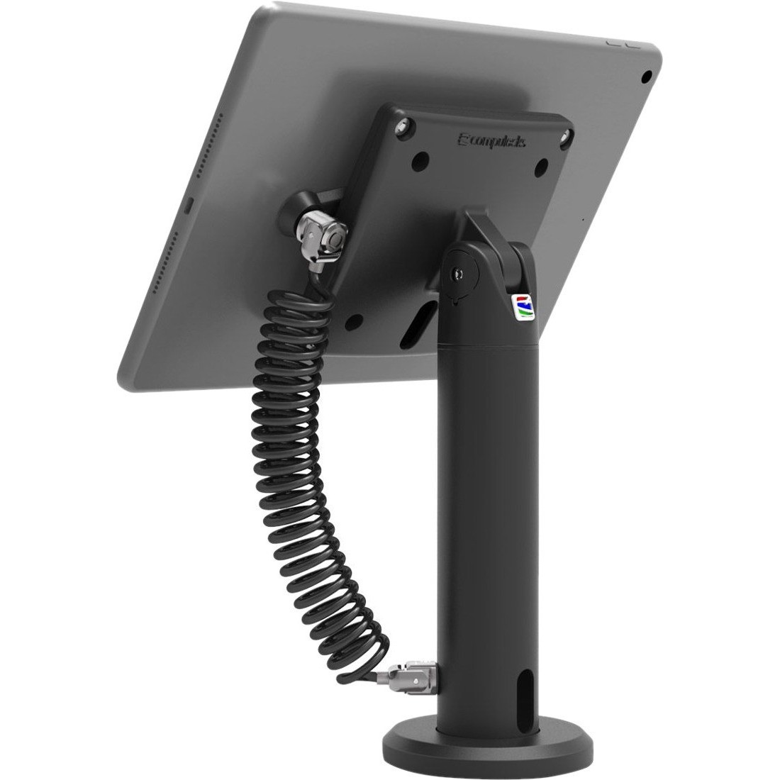 Compulocks Universal Tablet Magnetic Counter Stand with Cable Lock Black