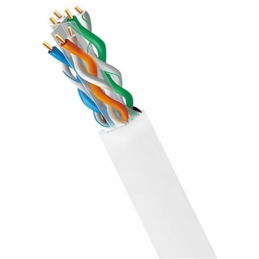 4XEM Cat 6A 1000ft (305 m) Riser Bulk cable (White)