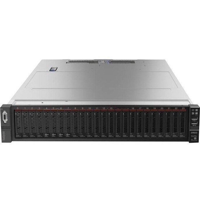 Lenovo ThinkSystem SR650 7X06A0E3AU 2U Rack Server - 1 x Intel Xeon Silver 4210 2.20 GHz - 32 GB RAM - 12Gb/s SAS, Serial ATA/600 Controller