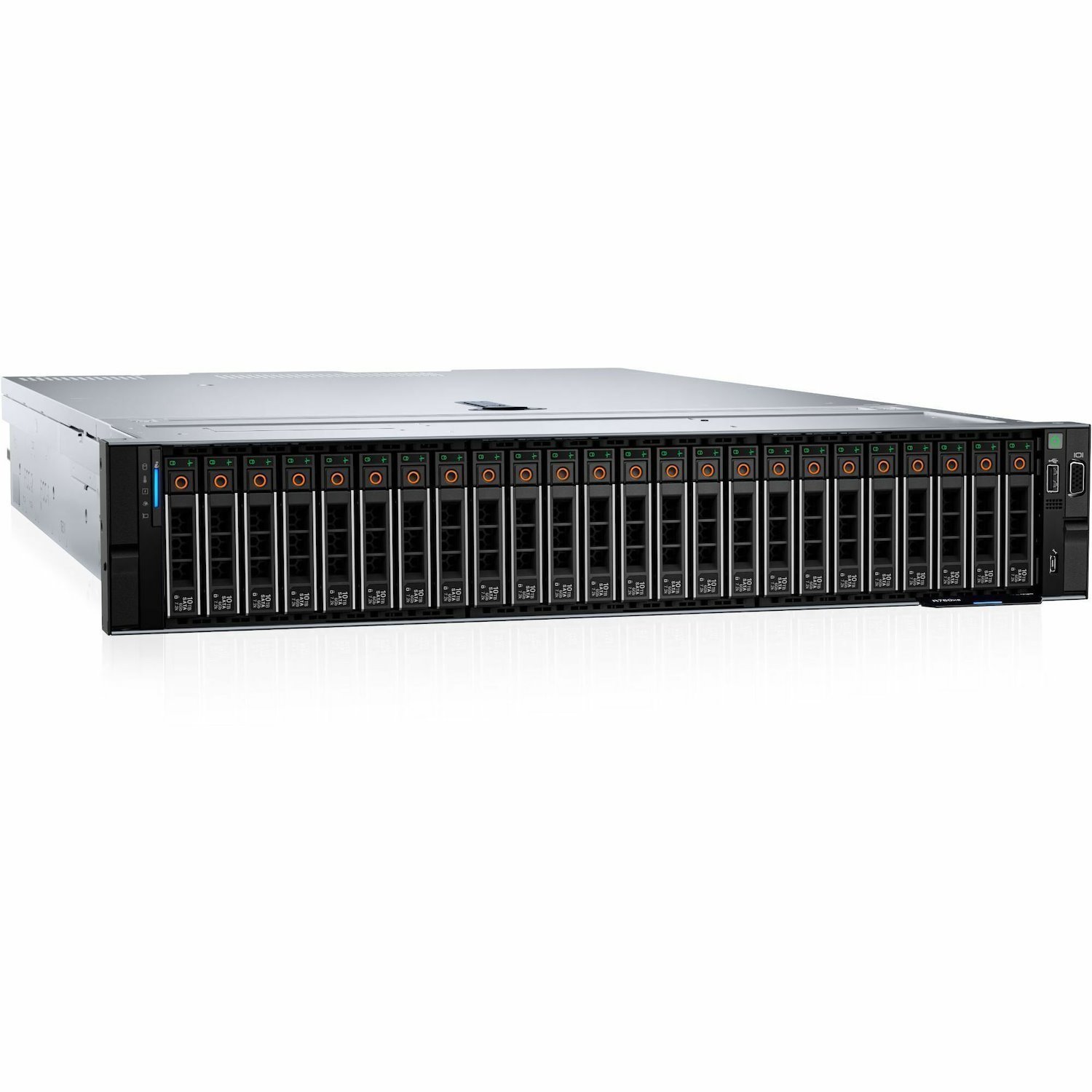 Dell EMC PowerEdge R760xs 2U Rack Server - 1 x Intel Xeon Silver 4410Y 2 GHz - 32 GB RAM - 480 GB SSD - (1 x 480GB) SSD Configuration - 12Gb/s SAS Controller