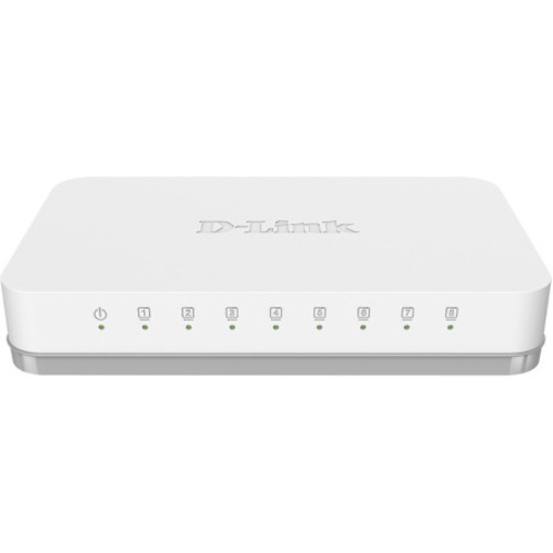 D-Link Netwerk-Switch Unmanaged Gigabit Ethernet (10/100/1000) Wit - Go-Sw-8G/E