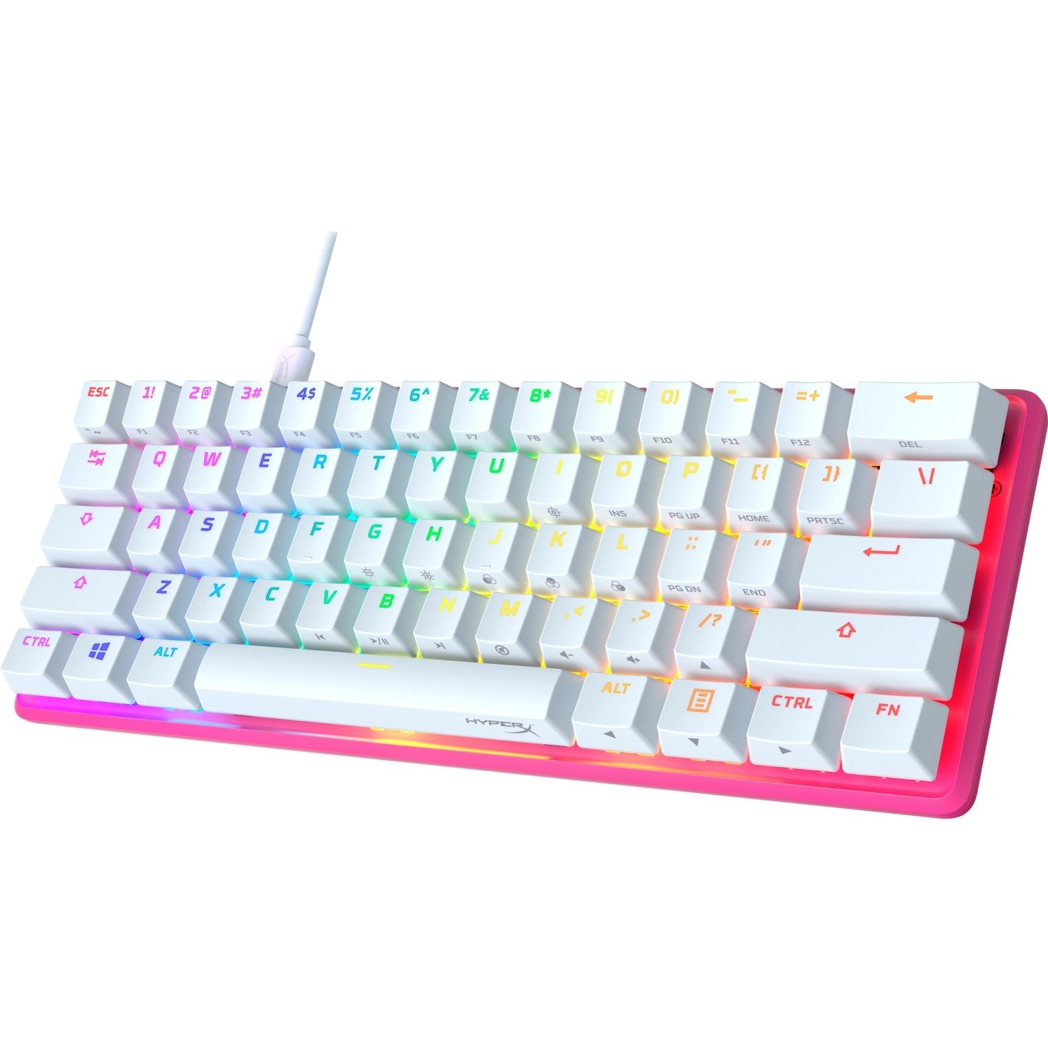 HyperX Alloy Origins 60 Pink - Mechanical Gaming Keyboard - HX Red