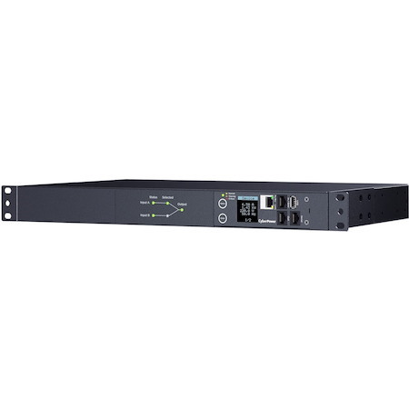 CyberPower PDU44004 Single Phase 240 - 200 VAC 15A Switched ATS PDU