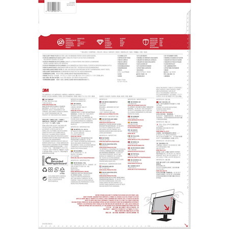 3M™ High Clarity Privacy Filter for 23in Monitor, 16:9, HC230W9B