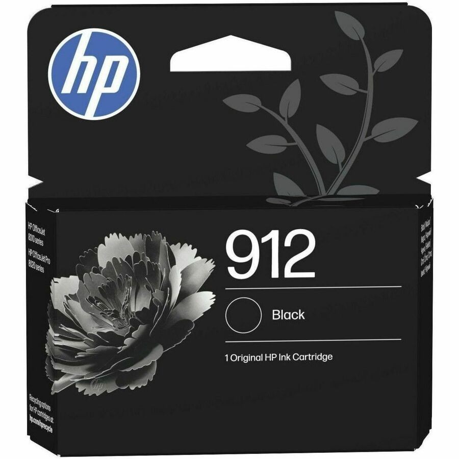 HP 912 Original Standard Yield Inkjet Ink Cartridge - Black - 1 Pack