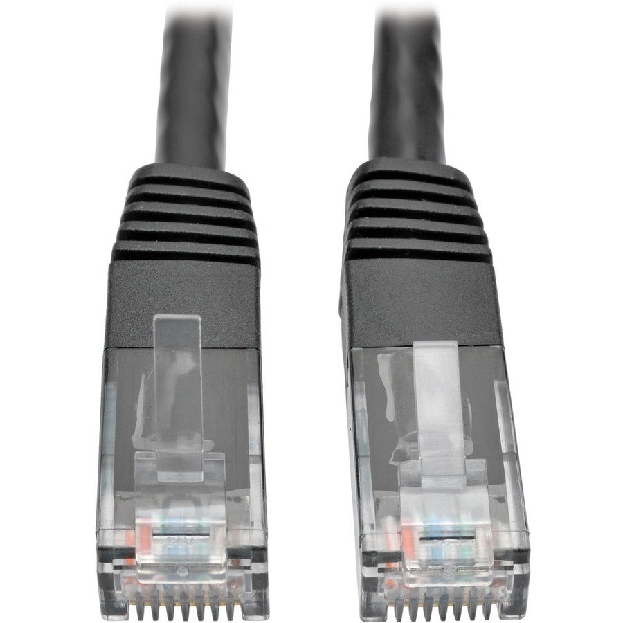 Eaton Tripp Lite Series Cat6 Gigabit Molded (UTP) Ethernet Cable (RJ45 M/M), PoE, Black, 35 ft. (10.67 m)