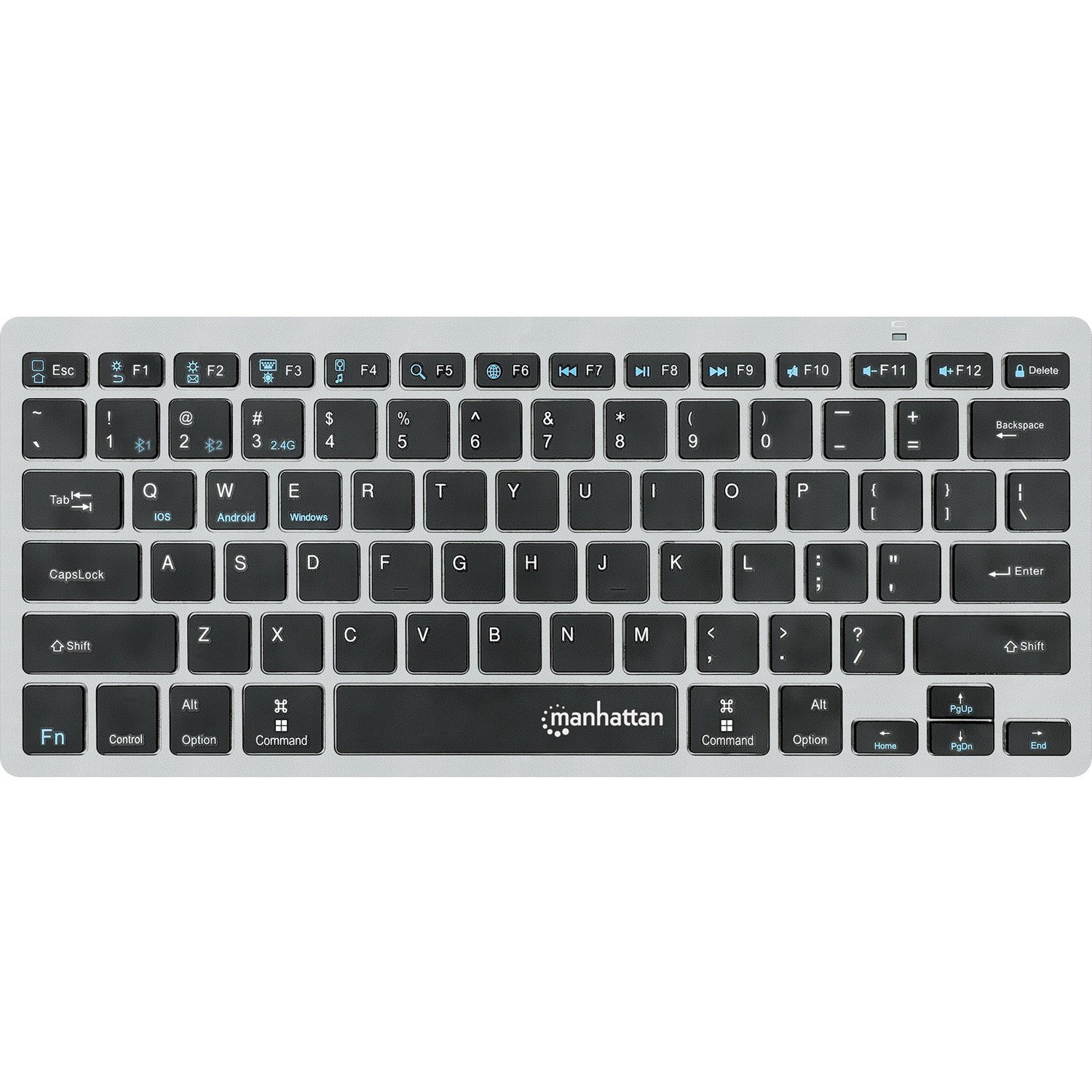 Manhattan Ultra Slim Dual-Mode Wireless Keyboard