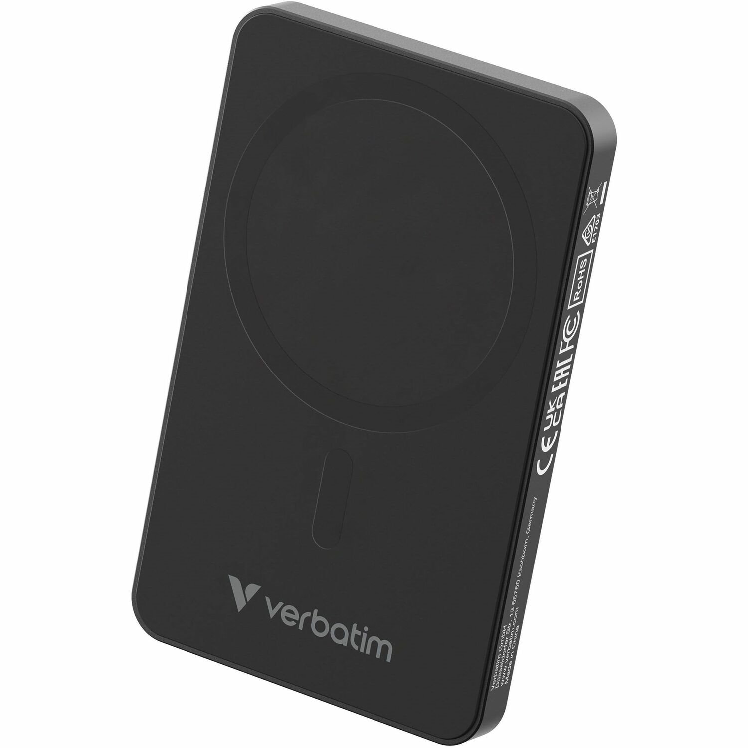 Verbatim Charge 'N' Go Essentials Magnetische Draadloze Powerbank 5000 mAh Zwart ** New Retail **