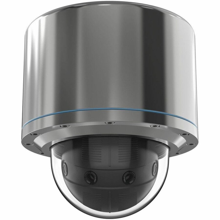 AXIS ExCam XF P3807 8 Megapixel Outdoor Network Camera - Colour - Dome - Silver - TAA Compliant