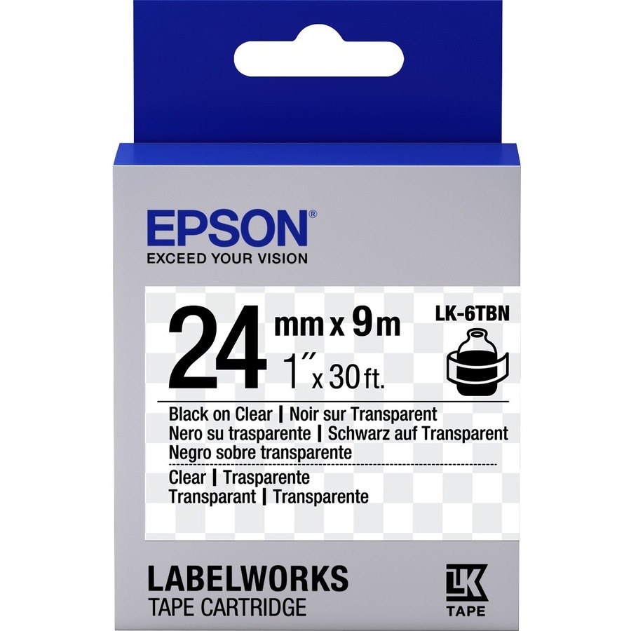 Epson LabelWorks LK-6TBN Label Tape