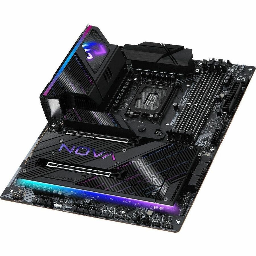 ASRock Z790 NOVA WIFI Gaming Desktop Motherboard - Intel Z790 Chipset - Socket LGA-1700 - ATX