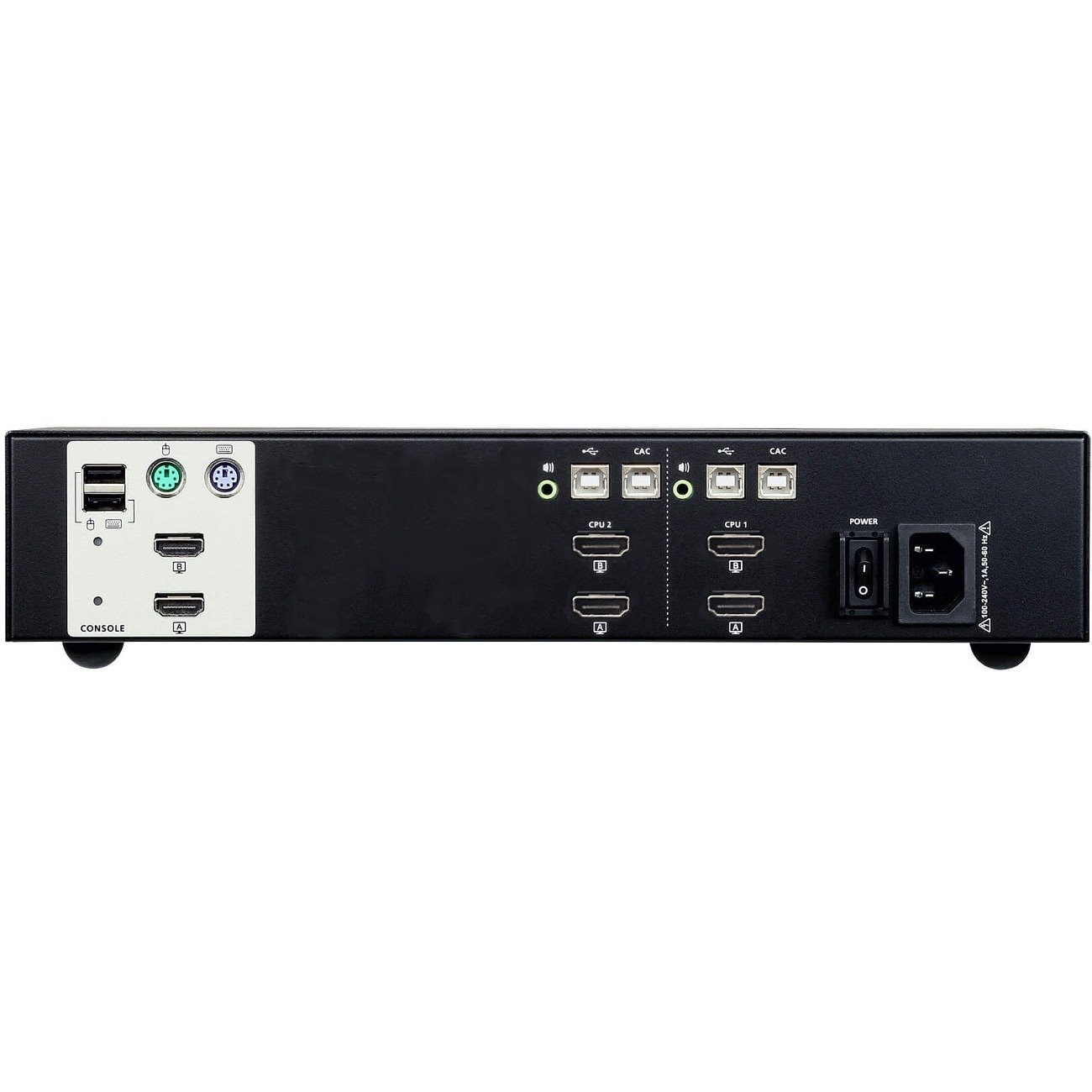 ATEN 2-Port USB HDMI Dual Display Secure KVM Switch (PSS PP v3.0 Compliant)-TAA Compliant