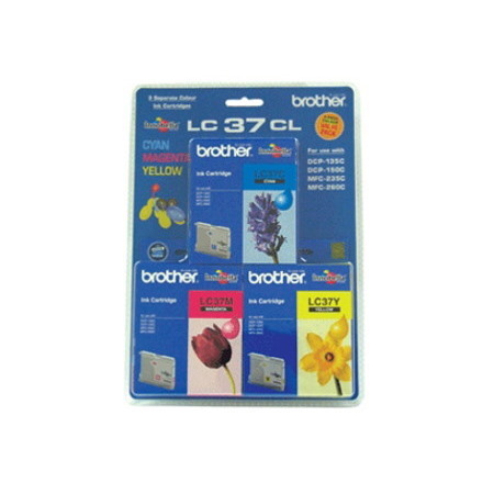 Brother Original Inkjet Ink Cartridge - Cyan, Yellow, Magenta - 3 / Pack